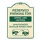 Signmission Unauthorized Vehicles Towed Away Heavy-Gauge Aluminum Architectural Sign, 24" x 18", TG-1824-22774 A-DES-TG-1824-22774 - alternate 1